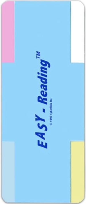 The Easy Reading Card - Easier reading with System!